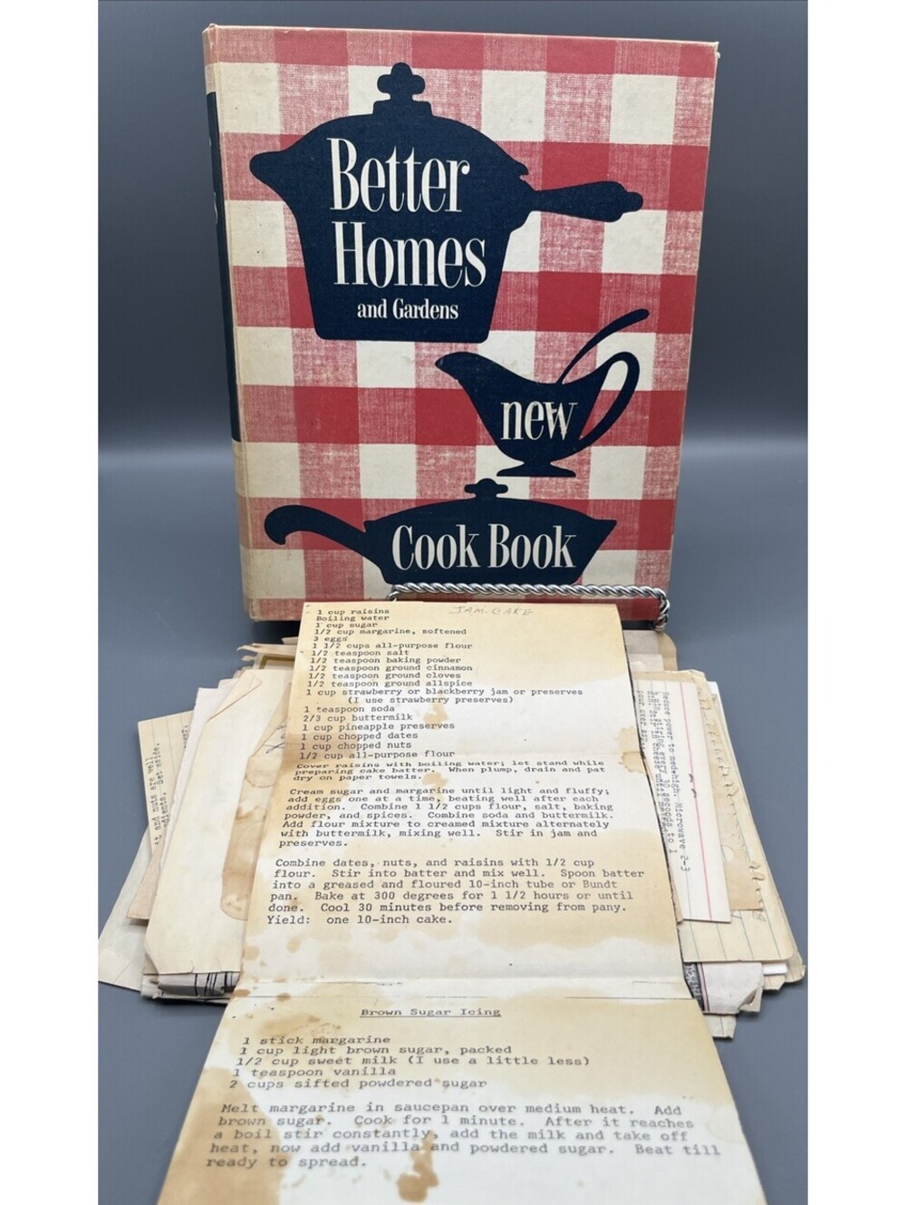 Better Homes And Gardens New Cook Book 1953 1st Ed 8th Printing & Extra Recipes